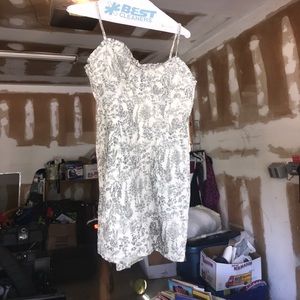 Jack Wills black and white romper